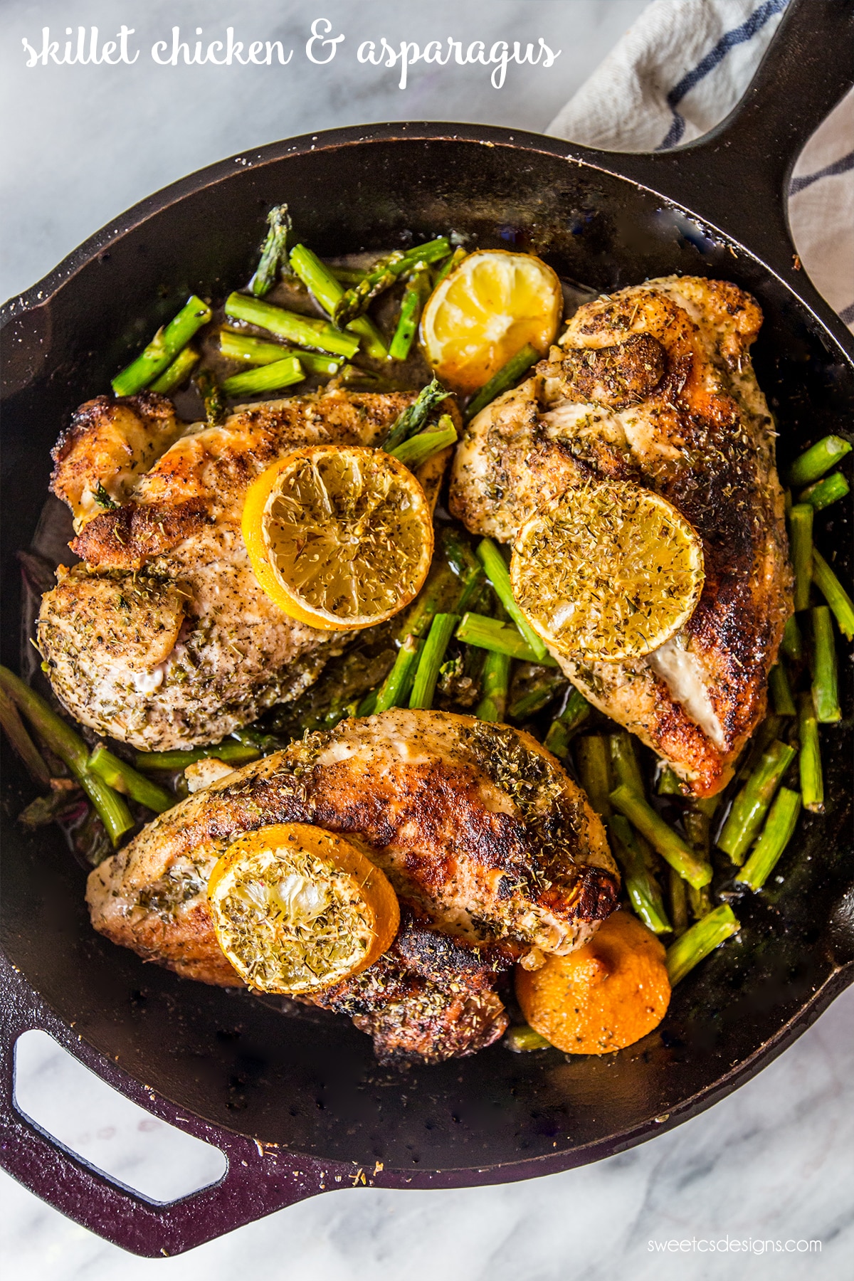 One Pot Chicken and Asparagus Sweet C's Designs